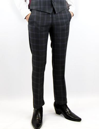 Tailored by Madcap England Mod Check Suit Trousers