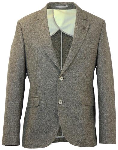 GIBSON LONDON 2 Button Donegal Suit Jacket OLIVE