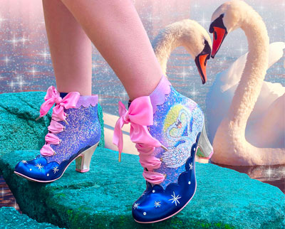 Irregular Choice Limited Edition Shoes, Boots & Bags Swans & Pokemon