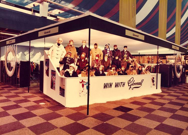 Vintage Photo of Gloverall Trade Show Stand