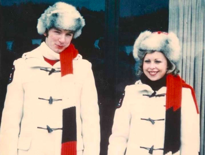 Gloverall worn by Jayne Torvill and Christopher Dean at the Winter Olympics