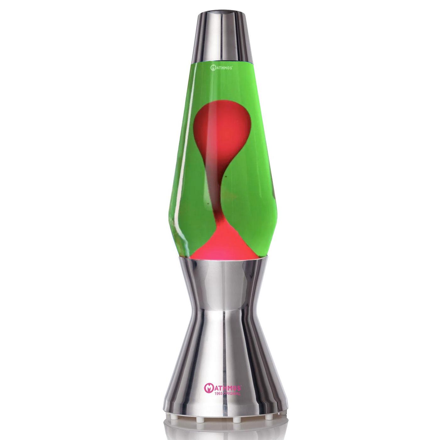 Mathmos Astro Lava Lamp in Green/Red