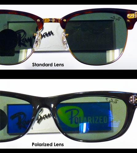 Polarised vs. Standard Lenses comaprison