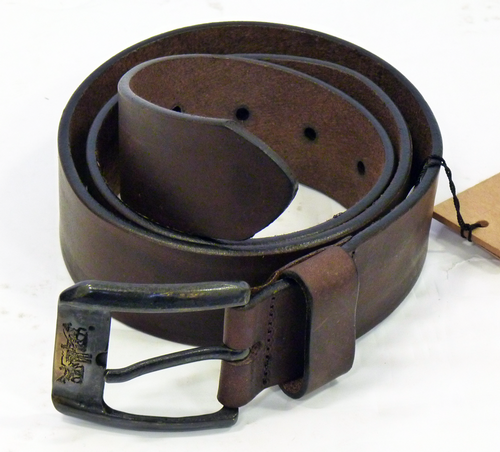 LEVI'S® Horse Embossed Buckle Belt | Retro Mod Leather Mens Belts