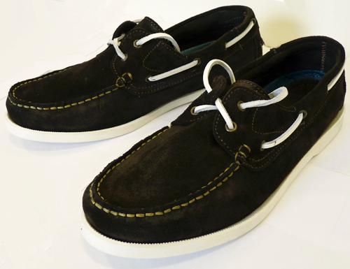 50% off! RAMBLING RETRO MOD INDIE MENS BOAT SHOES BY PAOLO VANDINI