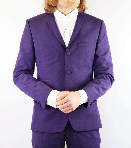 Tailored by Madcap Mod Mohair Suit Jacket (Plum)