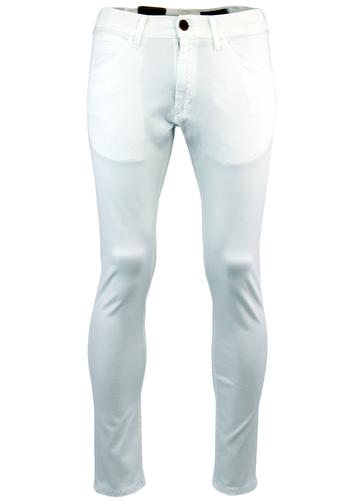 WRANGLER Bryson Retro Mod Skinny Denim Jeans in White