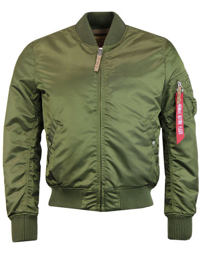 ALPHA INDUSTRIES MA1 VF Mod Bomber Jacket in Green