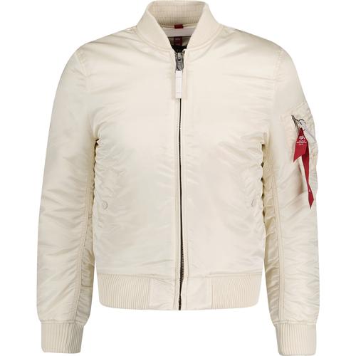 ALPHA Industries MA1 VF Mod Bomber Jacket in Stream White