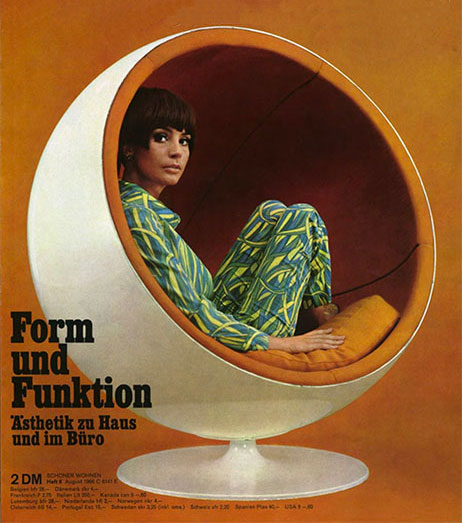 Cover photo  for Retro 1960s Style: Eero Aarnio’s Iconic Ball Chair