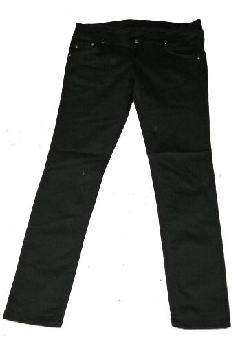 Buy me here!Fab, retro unisex black drainpipe jeans with hipster (low
