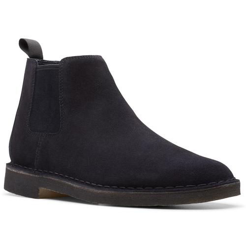 clarks suede chelsea boots mens