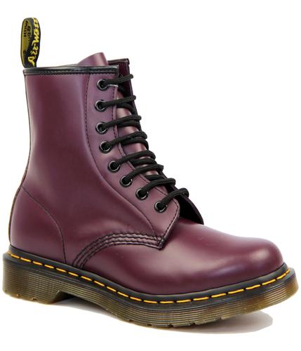 Dr Martens 1460 W Retro 60's Classic Smooth Leather Purple Boots