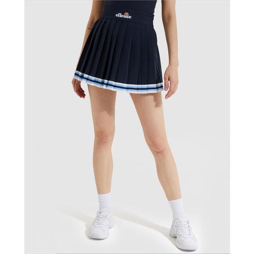 ELLESSE \'Skate\' Retro Pleated Tennis Mini Skirt in Navy