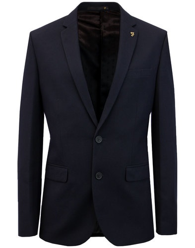 Hampton FARAH 60s Mod 2 Button Hopsack Suit Jacket