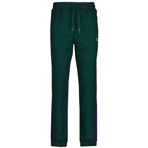 Fischer Fila Vintage Retro Track Pants Green/Navy