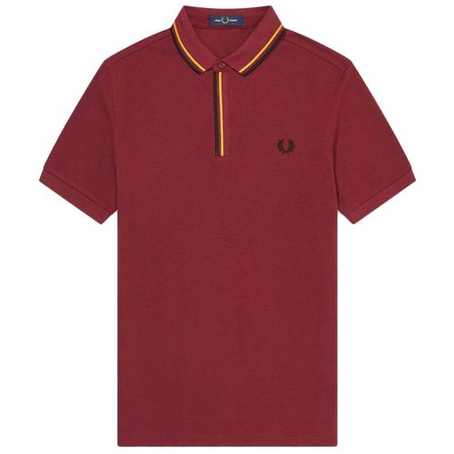 FRED PERRY M8559 Retro Mod Tipped Placket Polo Top Port