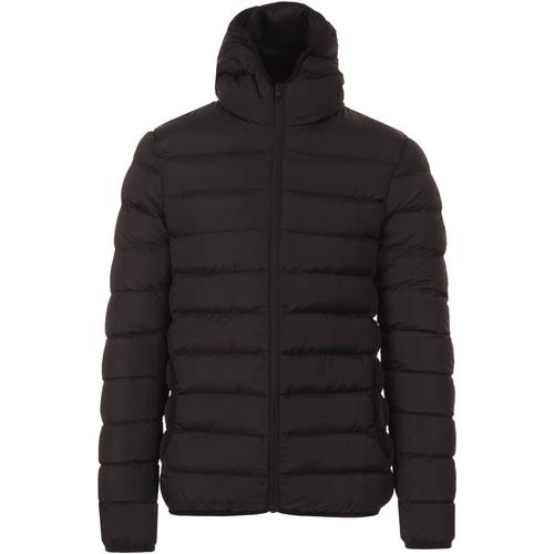 FRENCH CONNECTION Men's Hooded Padded Jacket in Black