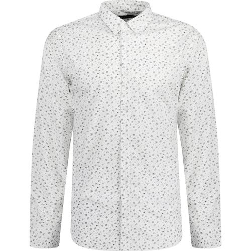 French Connection Floral Print Shirt in White