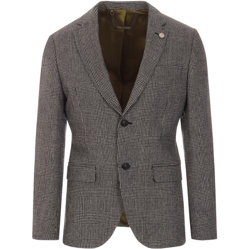 GIBSON LONDON Prince of Wales Check Suit Jacket