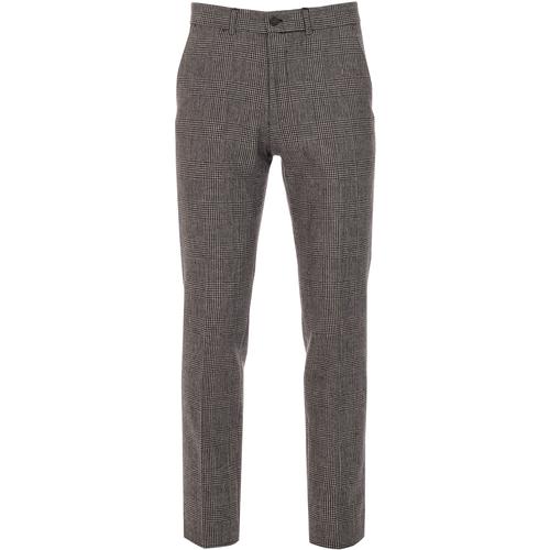GIBSON LONDON Mod Prince of Wales Check Trousers