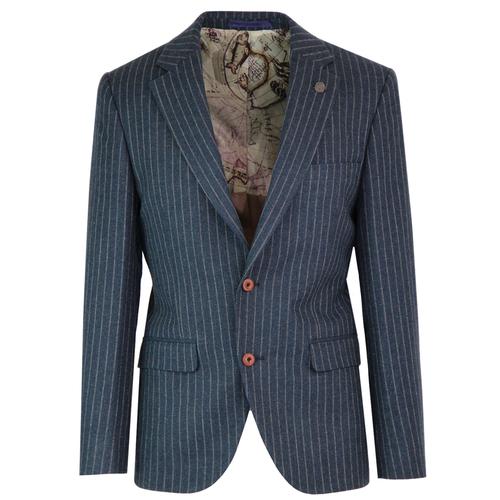 Towergate GIBSON LONDON Mod Pinstripe Suit Jacket