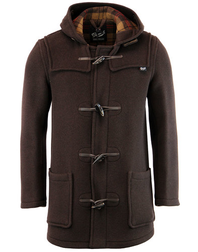 Gloverall Dark Brown Duffle Coat