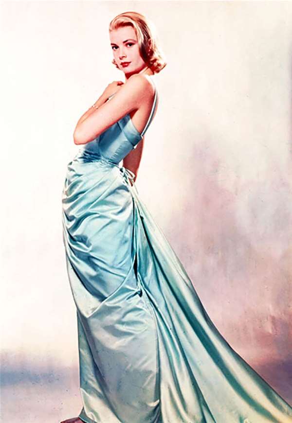 Grace Kelly in Edith Head Dress at 1955 Oscars