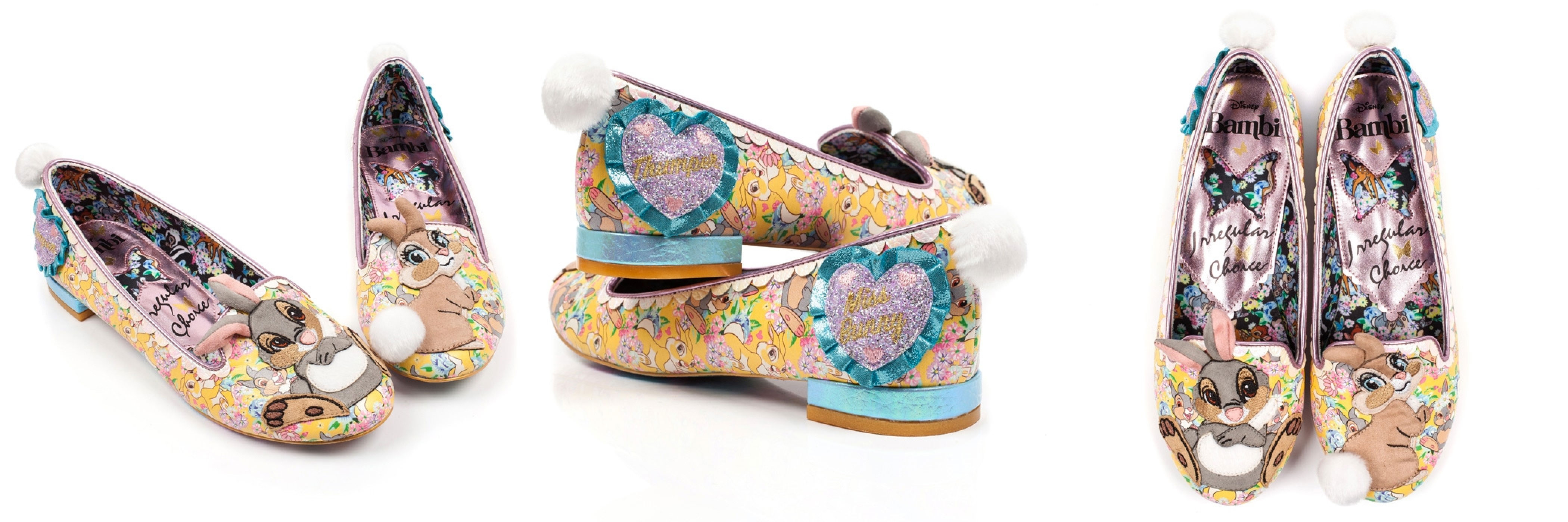 Irregular Choice x Bambi Shoes - Sweet As Can Be Thumper Flat Shoes