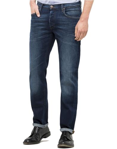 LEE Daren Men's Retro Mod Regular Slim Denim Jeans in Bright Blue