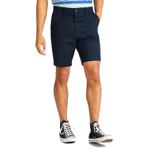 LEE JEANS Men's Retro Slim Fit Chino Shorts in Navy