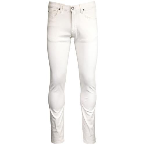 LEE Luke Slim Tapered Retro Mod Denim Jeans in White