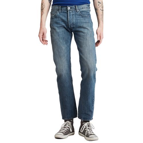 LEVI'S 501 Mod Original Straight Denim Jeans in Tissue Blue