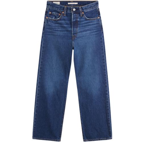 LEVI'S Women's Ribcage Straight High Rise Jeans in Noe Down