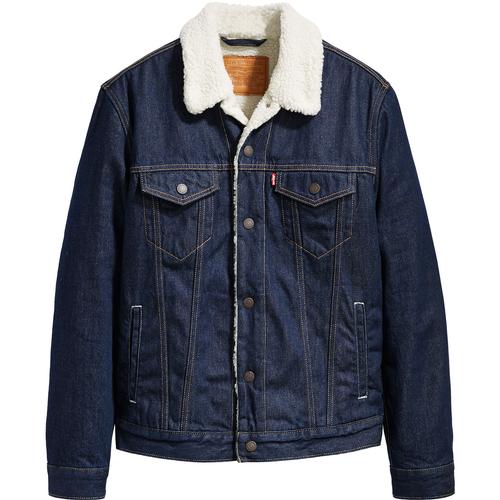 Shopping \u003e levi's blue sherpa jacket 