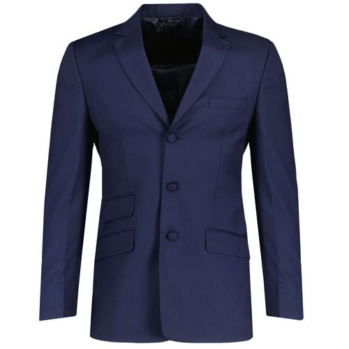 Madcap England 60s Mod 3 Button Suit Blazer (Navy)