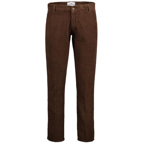 MADCAP ENGLAND Psycho Mod Slim Cord Trousers in Cocoa