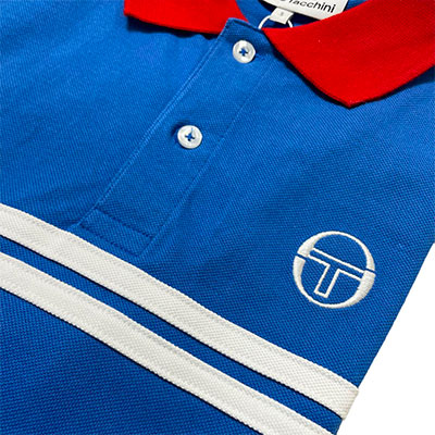 Sergio Tacchini Supermac Polo Shirt in Strong Blue