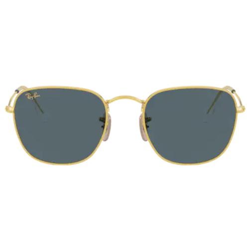 Ray-Ban Frank retro sunglasses in gold and blue