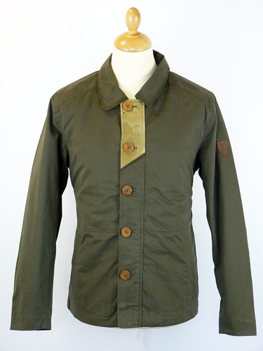 REALM & EMPIRE Deck Jacket Retro Mod Millerain Trimmed Naval Coat