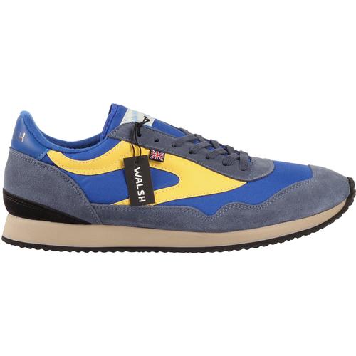 Ensign WALSH Made in England 70s Trainers Blue/Navy/Yellow