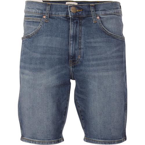 WRANGLER Men's Retro 5 Pocket Denim Shorts in Light Fever